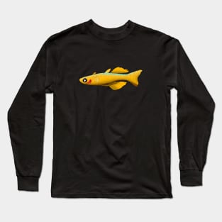 Red Neon Blue Eye Rainbowfish Long Sleeve T-Shirt